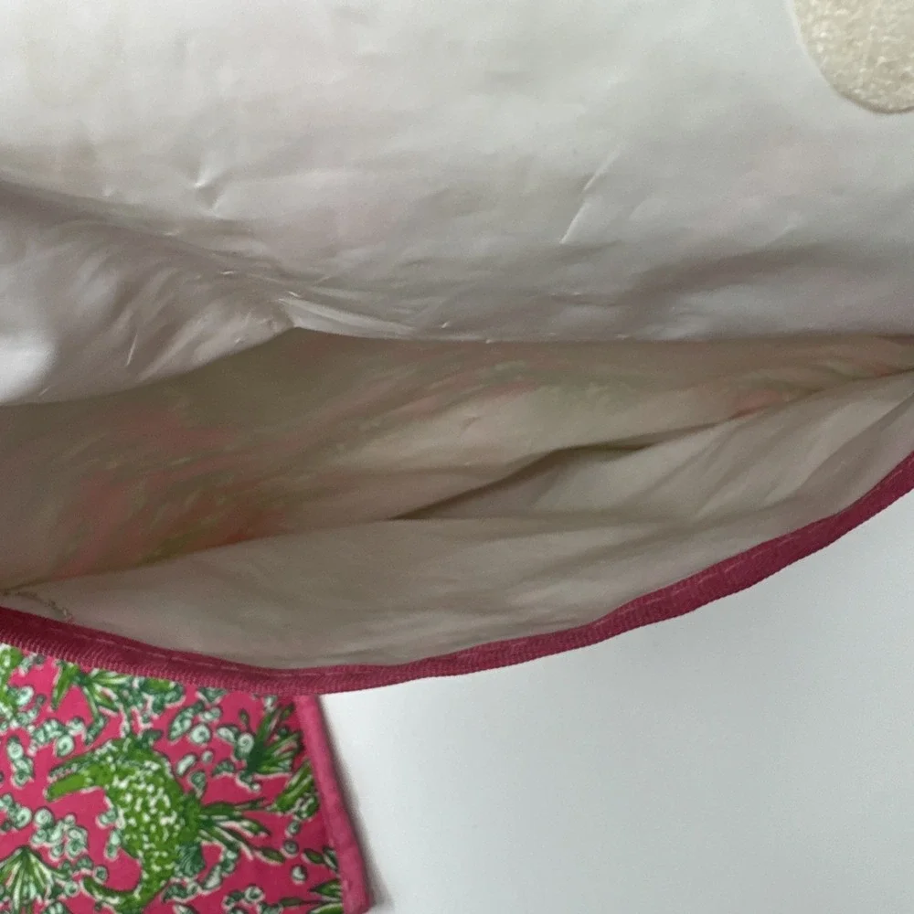 Lilly Pulitzer Reusable Insulated Sandwich Snack Bag Pink Green pink alligator 2
